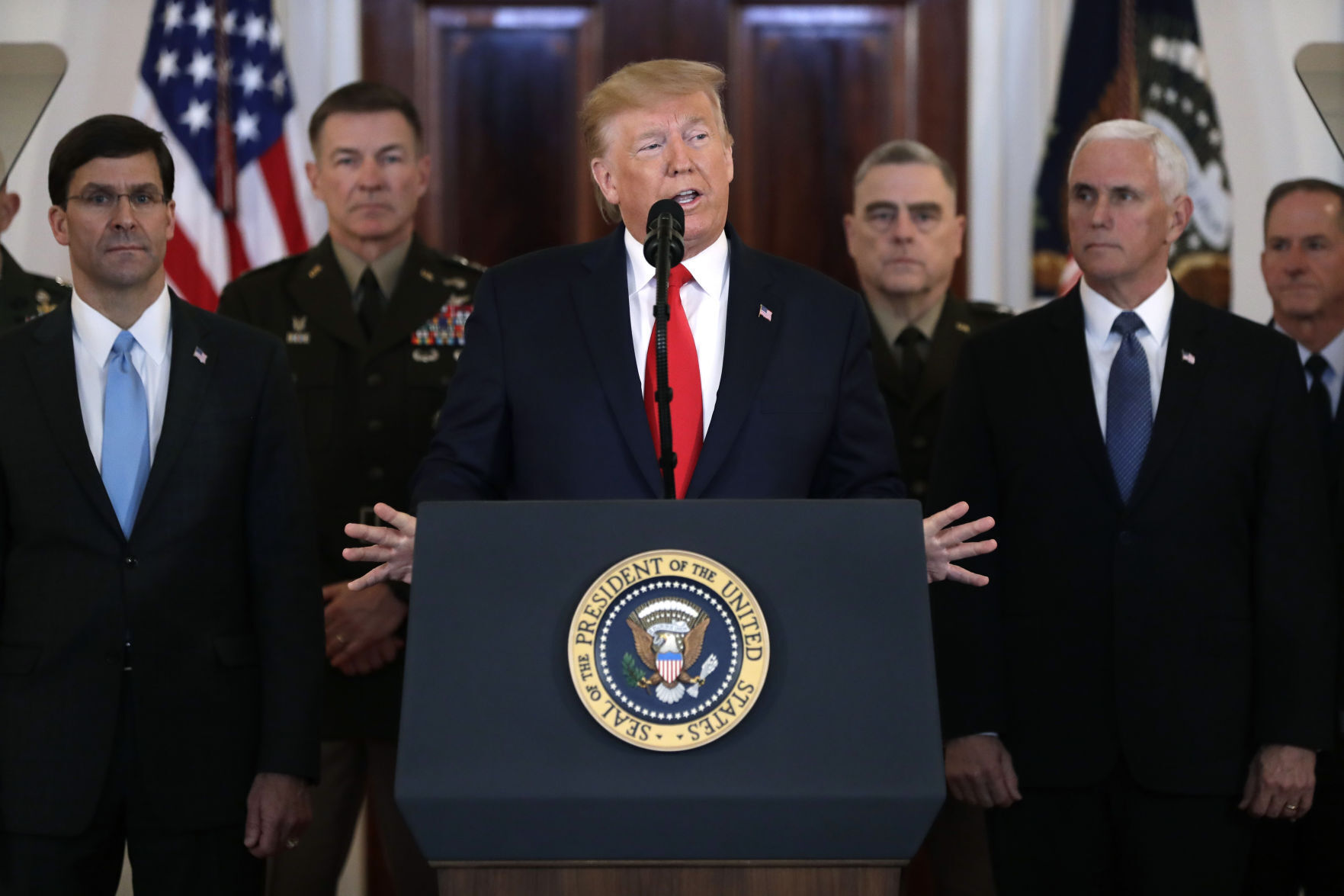 APTOPIX Trump US Iran